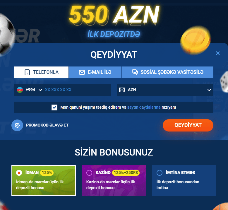 Mostbet saytında qeydiyyat