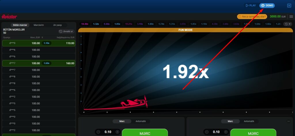 Mostbet aviator onlayn oyununun demo versiyası