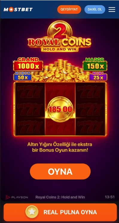 slot və slot maşınları online casino mostbet az