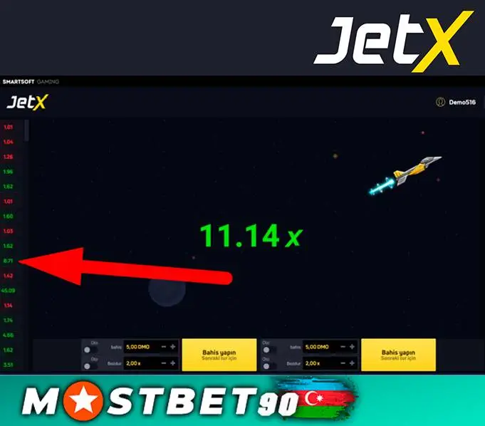 Mostbet bukmeker kontorunun saytında jetx- də son turların statistikası