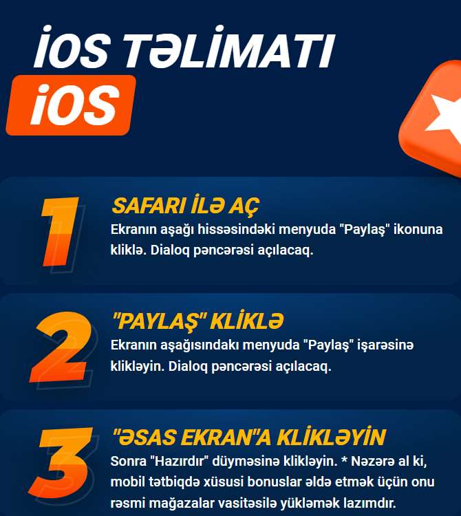 Proqramın iOS-da yüklənməsi və quraşdırılması